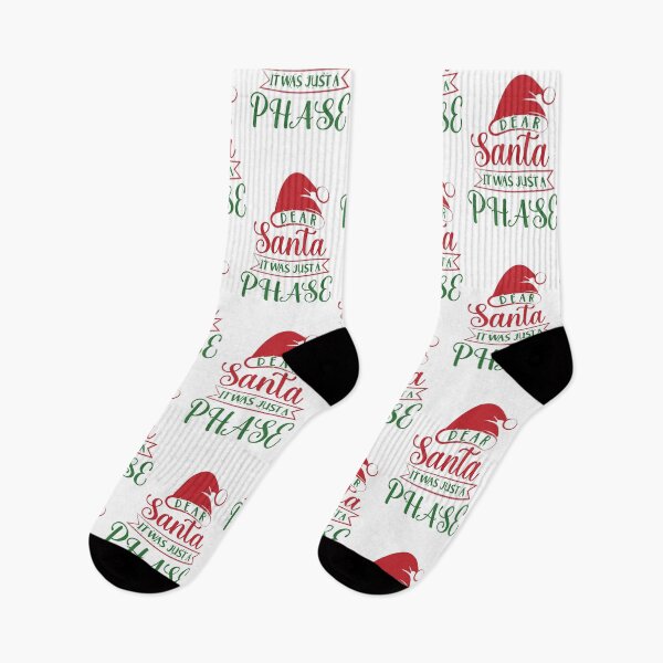 Item preview, Dear Santa It Was Just A Phase designed and sold by zoripet Store.