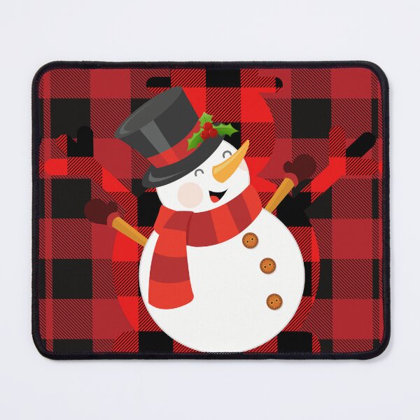 Item preview, Christmas Chronicles - Vintage Plaid Happy Snowman designed and sold by ttsayt1earth.