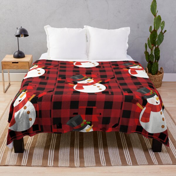 Item preview, Christmas Chronicles - Vintage Plaid Happy Snowman designed and sold by ttsayt1earth.