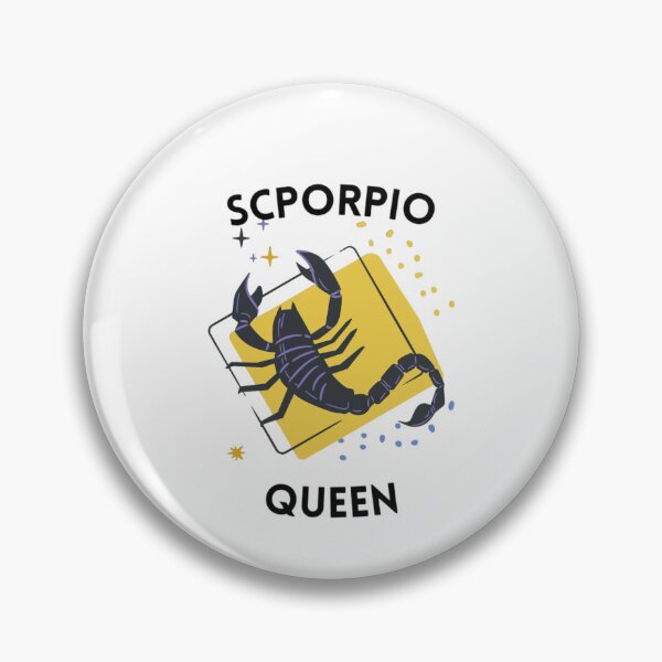 Aperçu de l'œuvre Scorpio Queen Design avec Scorpion pour chemises ou autocollants créée et vendue par semioddfinds.