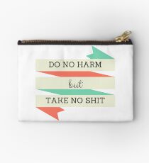 Do No Harm Banner Zipper Pouch