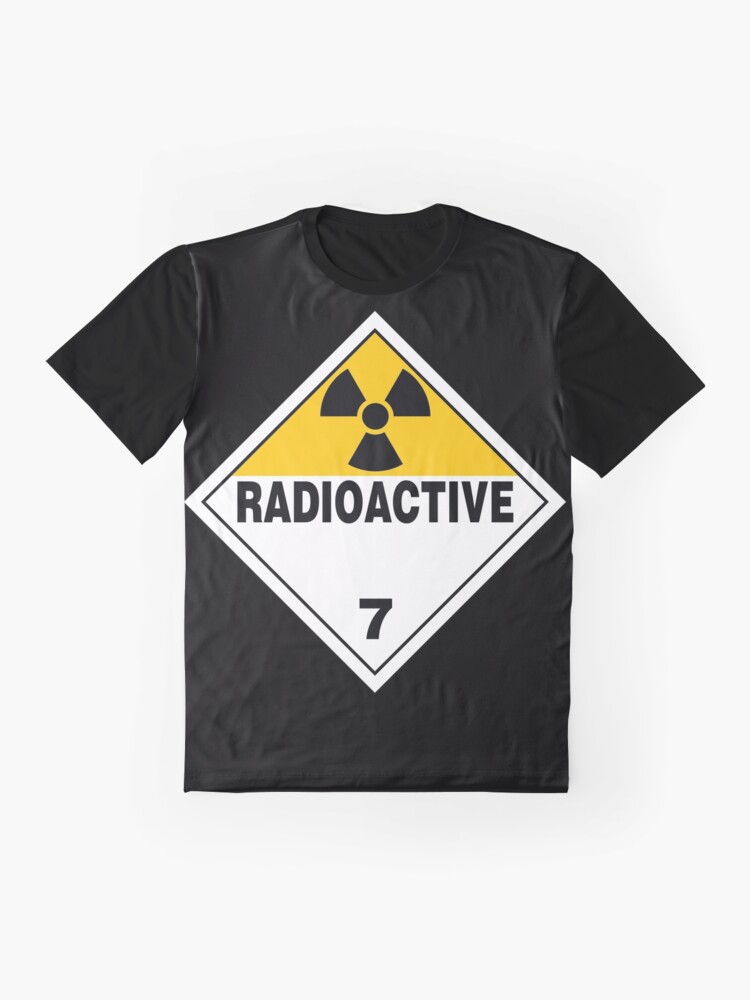 Thumbnail 4 von 5, Grafik T-Shirt, Radioaktives Warnschild designt und verkauft von rupertrussell.