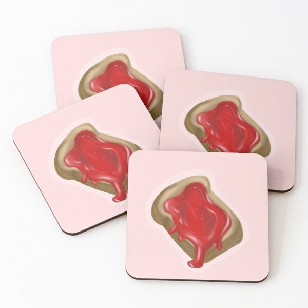 Item preview, Toast and Jelly Painting Sticker designed and sold by GraphicsByGabby.