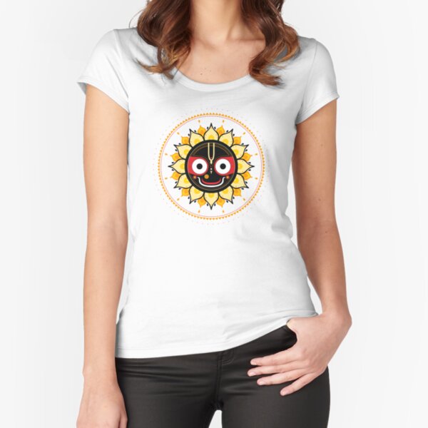 Lord Jagannatha. Fitted Scoop T-Shirt