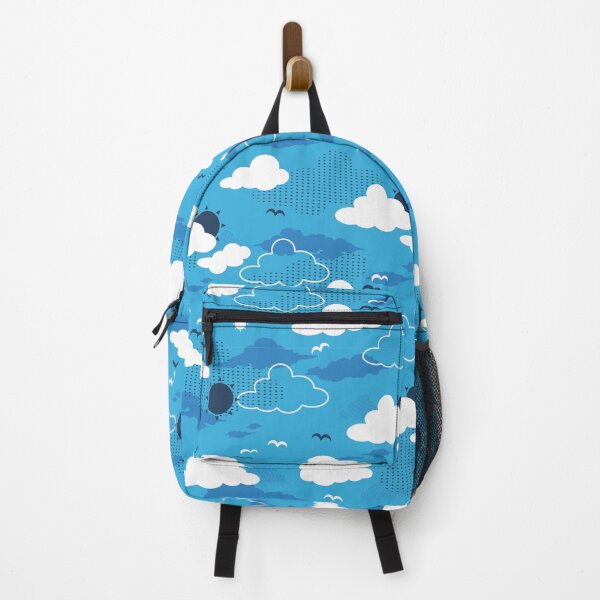 Item preview, Fluffy Cloud Sunny Blue Sky Pattern designed and sold by FlinArt.
