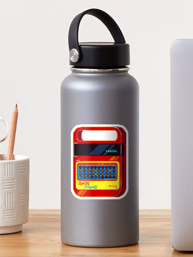 Thumbnail 1 of 3, Sticker, Speak and Spell Pixel art designed and sold by djspacegr.
