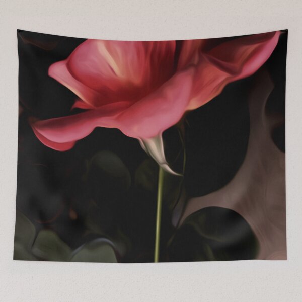 Item preview, Pink Rose at Night designed and sold by fatenanwar.