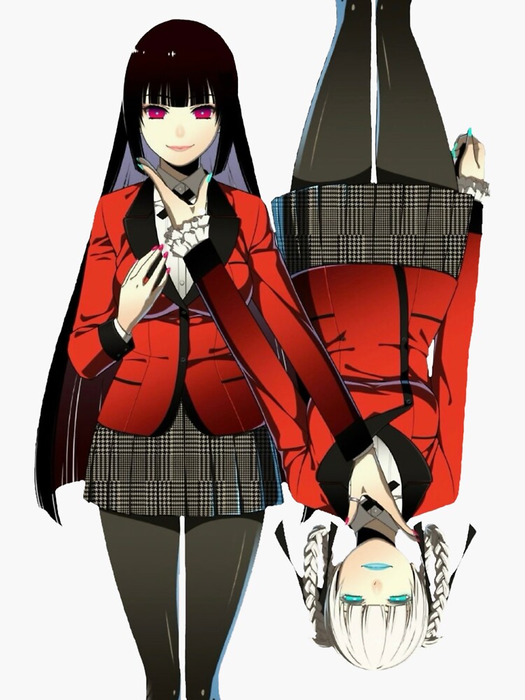 "yumeko and kirari " Sticker for Sale by knishkringle Redbubble