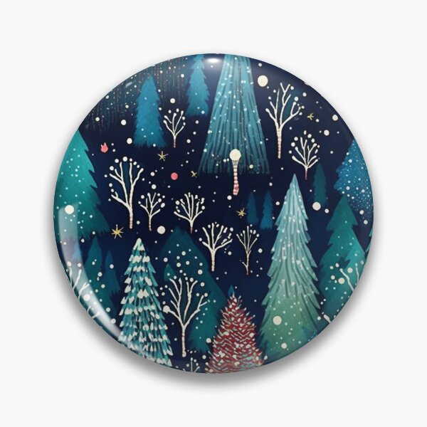 Item preview, Christmas night in the forest designed and sold by RoseAesthetic.