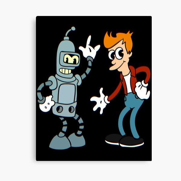 Bender Futurama Canvas Prints for Sale