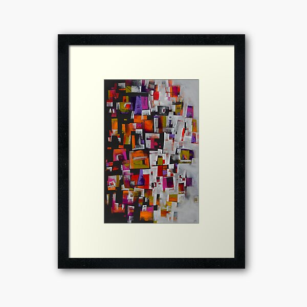 Split Down the Middle Framed Art Print