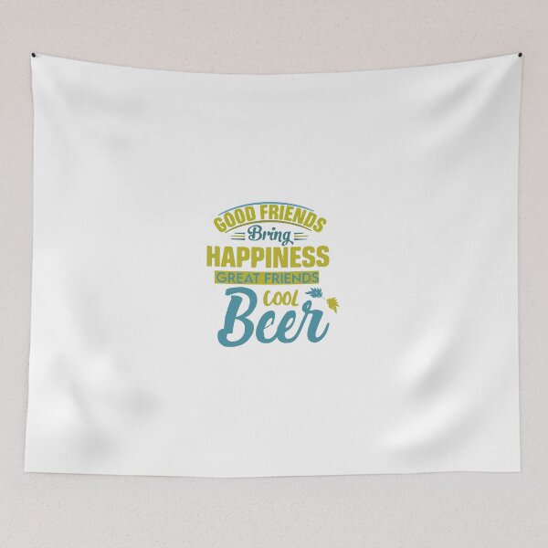 Item preview, good-friends-bring-happiness-great-friends-cool-beer designed and sold by Usatazon on.