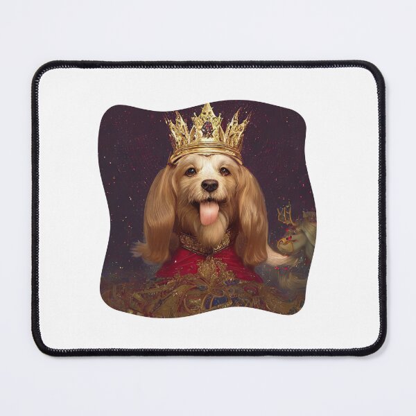 Item preview, dog portrait at christmas with fantastic colors designed and sold by Mebbotai.