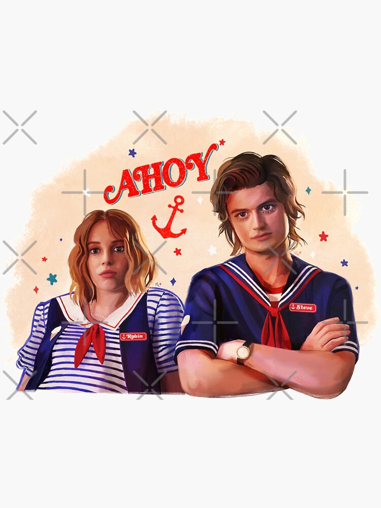 "Scoops Ahoy Steve Harrington and Robin Buckley Stranger Thing
