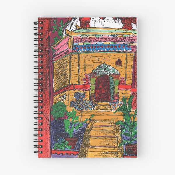 Item preview, Kathmandu, Nepal shrine, wall art designed and sold by elsabajracharya.
