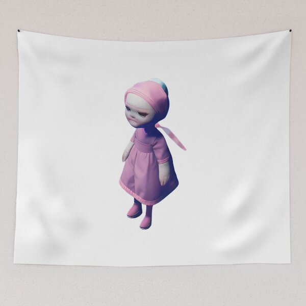Item preview, White Doll in Pink designed and sold by PlacidHinds.