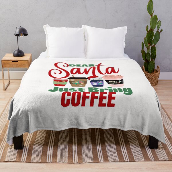 Item preview, Funny Dear Santa Just Bring Coffee Christmas Designs designed and sold by Manilyn0907.