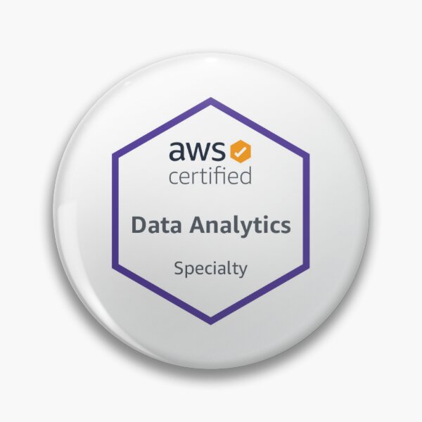 Item preview, aws certified data analytics specialty certificate certification designed and sold by developerfriday.