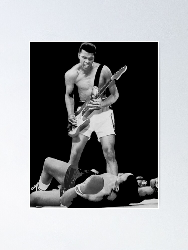 "Muhammad guitar boxing greatest champ boxer float like a butterfly