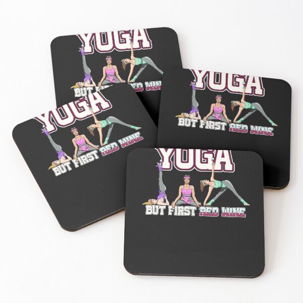 Item preview, Yoga But First Red Wine Excuse Unique  designed and sold by Cedinho.