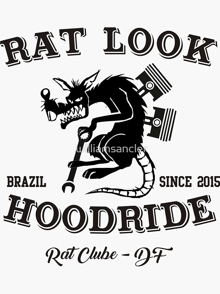 ratlook sticker pack 3x rat stickers from mr oilcans catolog