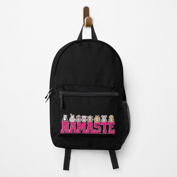 Item preview, Namaste Cute Yoga Animals Jungle Greetings Wild Design designed and sold by Cedinho.