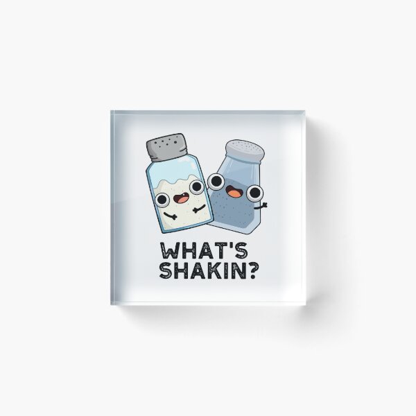 Item preview, What's Shakin Funny Salt And Pepper Puns  designed and sold by punnybone.