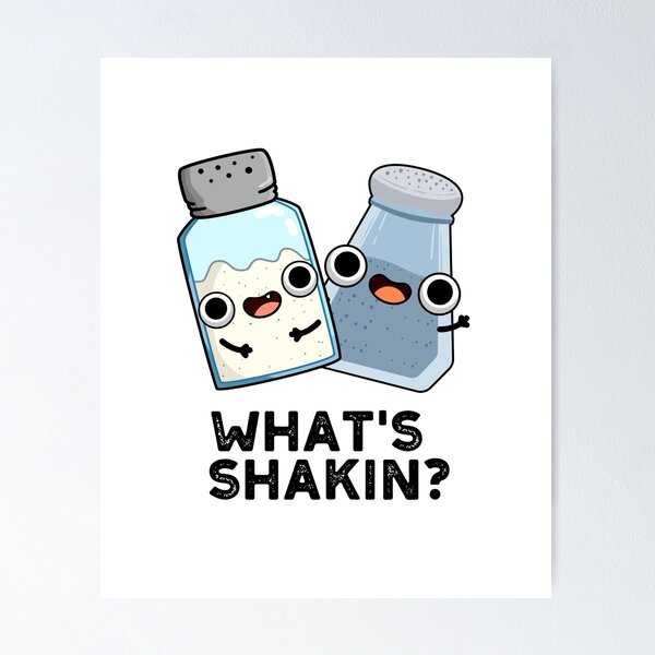 Item preview, What's Shakin Funny Salt And Pepper Puns  designed and sold by punnybone.