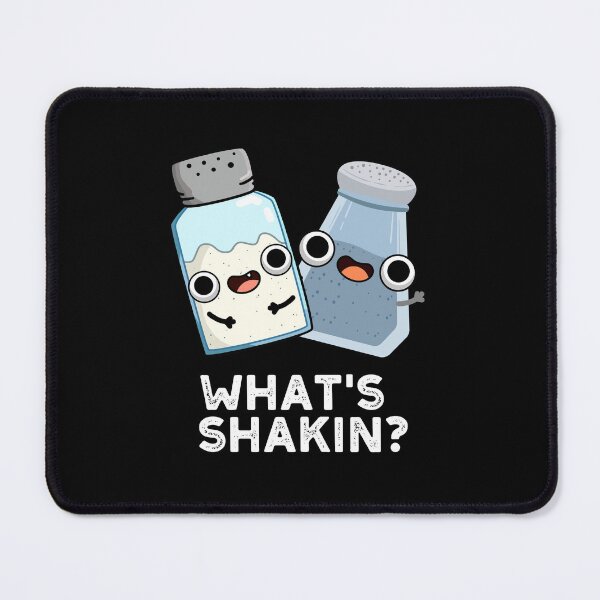 Item preview, What's Shakin Funny Salt And Pepper Puns (Dark BG) designed and sold by punnybone.