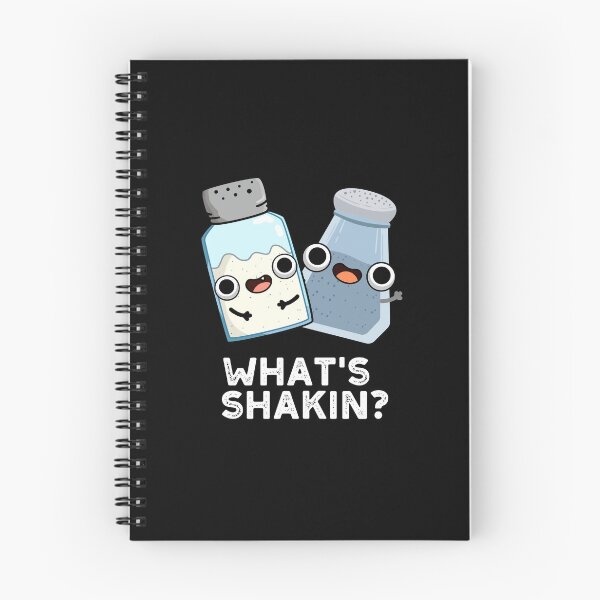Item preview, What's Shakin Funny Salt And Pepper Puns (Dark BG) designed and sold by punnybone.