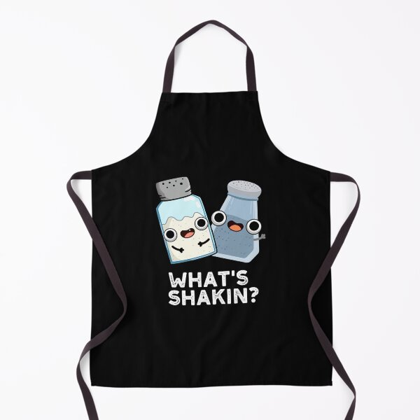 Item preview, What's Shakin Funny Salt And Pepper Puns (Dark BG) designed and sold by punnybone.