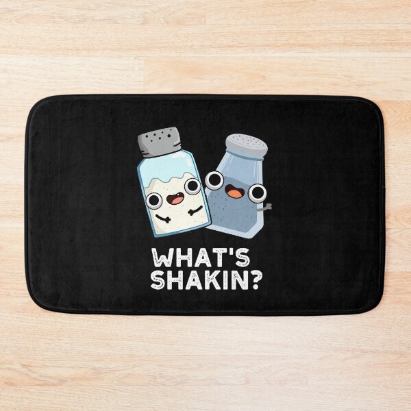 Item preview, What's Shakin Funny Salt And Pepper Puns (Dark BG) designed and sold by punnybone.