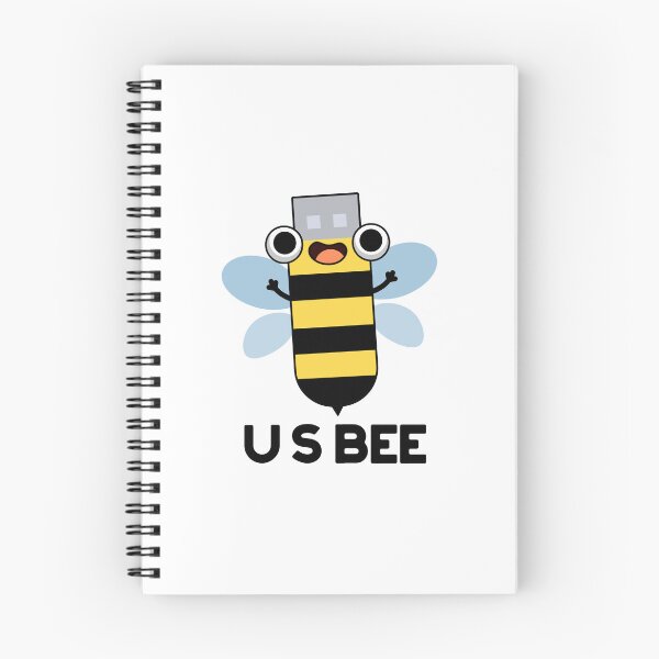 Item preview, US Bee Funny USB Gadget Puns  designed and sold by punnybone.