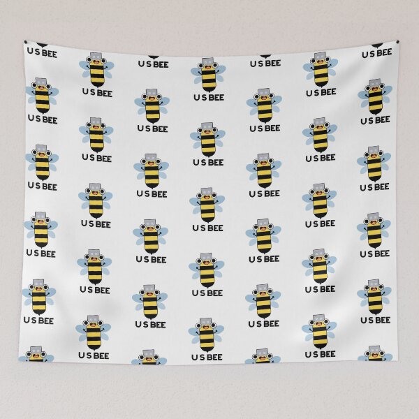 Item preview, US Bee Funny USB Gadget Puns  designed and sold by punnybone.