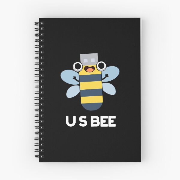 Item preview, US Bee Funny USB Gadget Puns (Dark BG) designed and sold by punnybone.