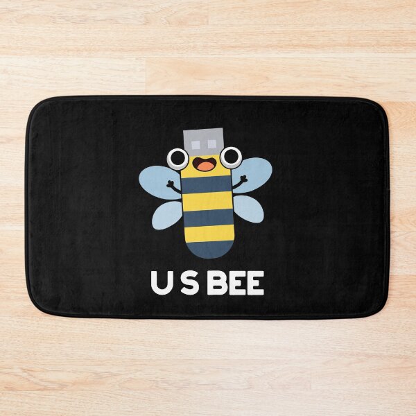 Item preview, US Bee Funny USB Gadget Puns (Dark BG) designed and sold by punnybone.