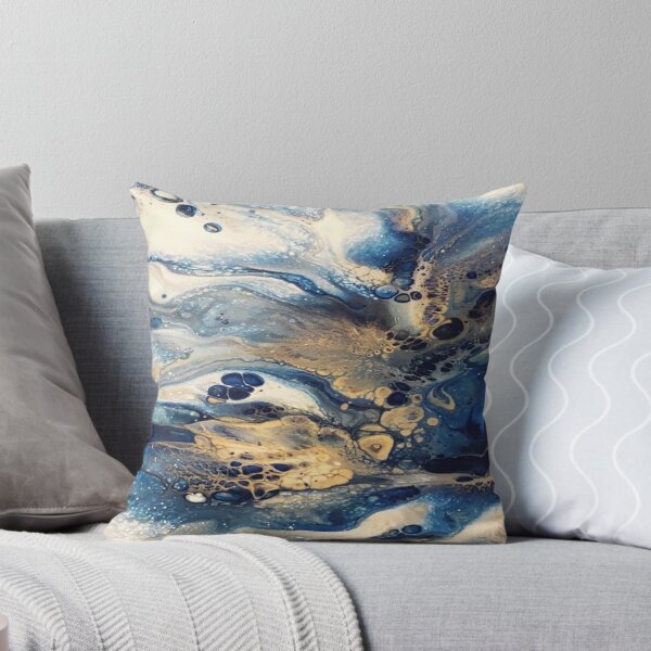 Vista previa del artículo con la obra «oro azul real», diseñado y vendido por JazzyJA.
