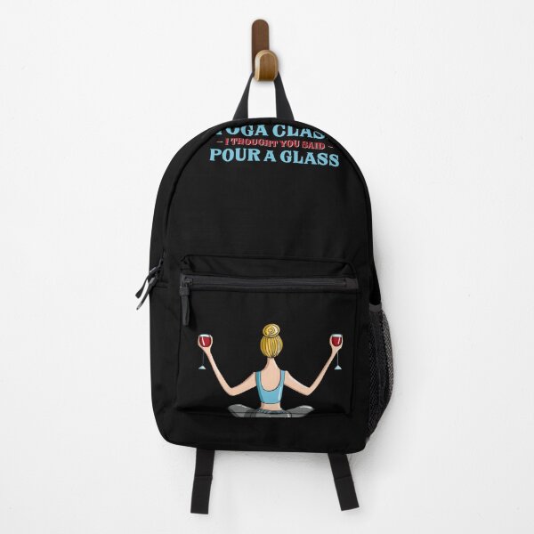 Item preview, Amusing Yoga Class I Thought You Said Pour A Glass Design designed and sold by Cedinho.