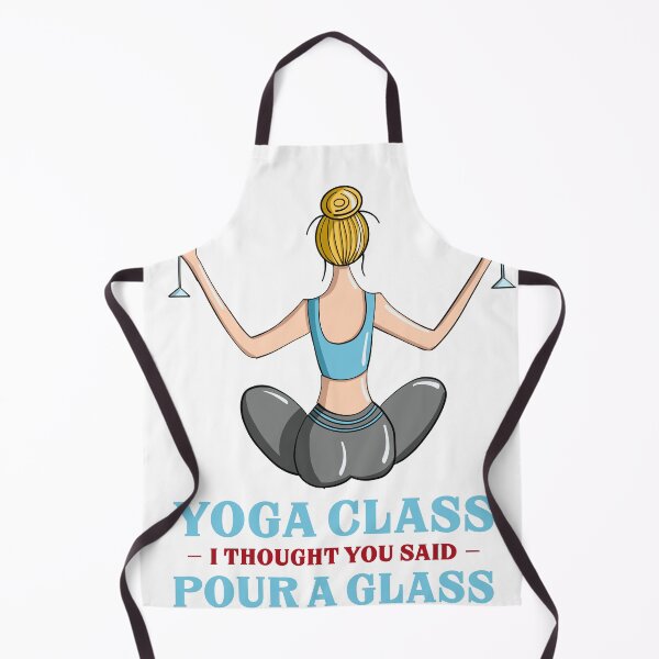 Item preview, Amusing Yoga Class I Thought You Said Pour A Glass Design designed and sold by Cedinho.