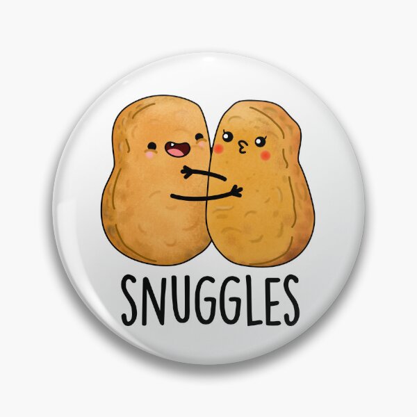 Item preview, Snuggles Funny Nugget Puns  designed and sold by punnybone.