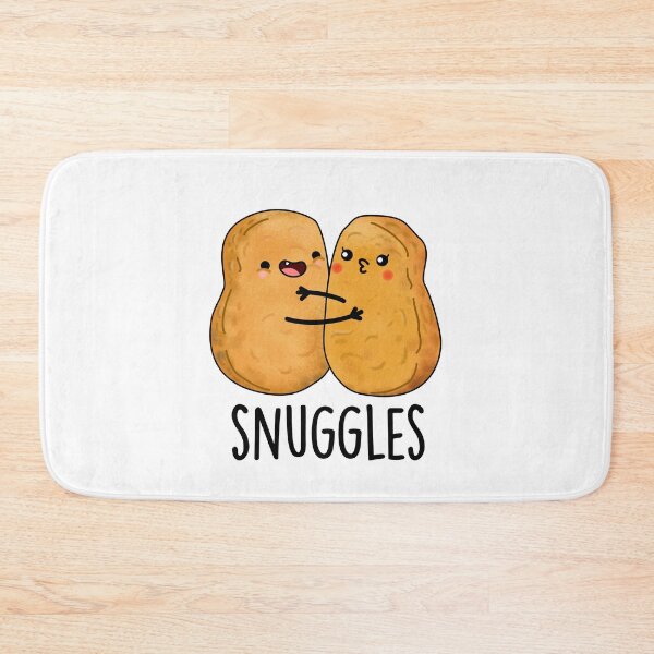 Item preview, Snuggles Funny Nugget Puns  designed and sold by punnybone.