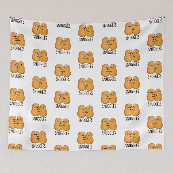 Item preview, Snuggles Funny Nugget Puns  designed and sold by punnybone.