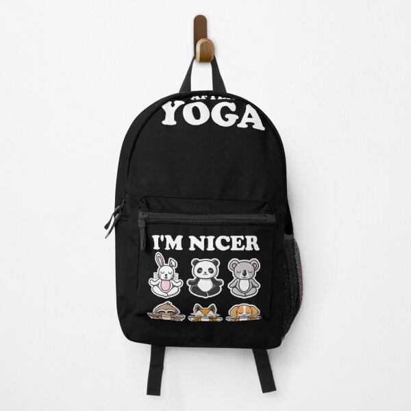 Item preview, I Am Nicer After Yoga Jungle Edition Wildlife Design designed and sold by Cedinho.