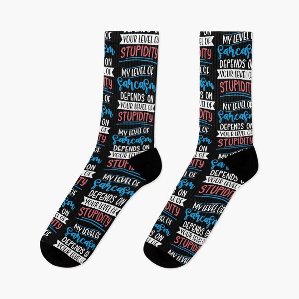Item preview, My Level Of Sarcasm Depends On Your Level Of Stupidity designed and sold by Gevover.
