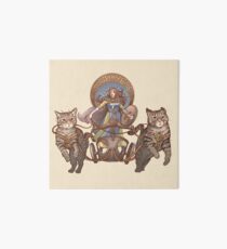 Freya Driving Her Cat Chariot Art Board