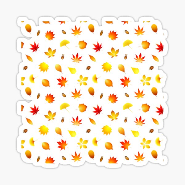Item preview, Falling autumn leaves pattern designed and sold by RaionKeiji.