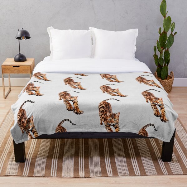 Item preview, Bengal Cat Stretching  designed and sold by ElegantCat.