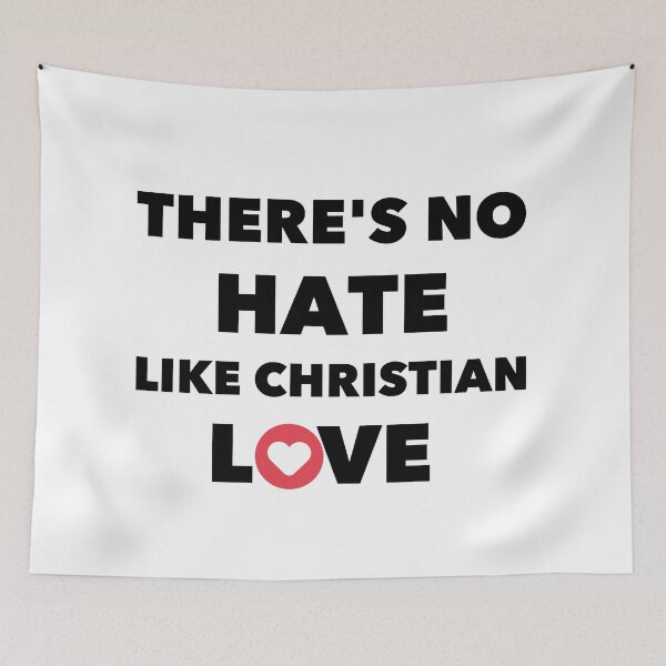 Item preview, THERE'S NO HATE LIKE CHRISTIAN  love designed and sold by Handrixx.
