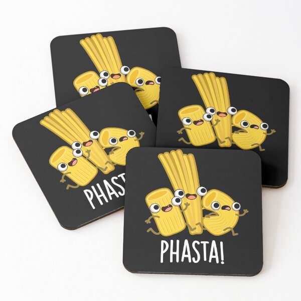 Item preview, Phasta Funny Fast Pasta Puns (Dark BG) designed and sold by punnybone.