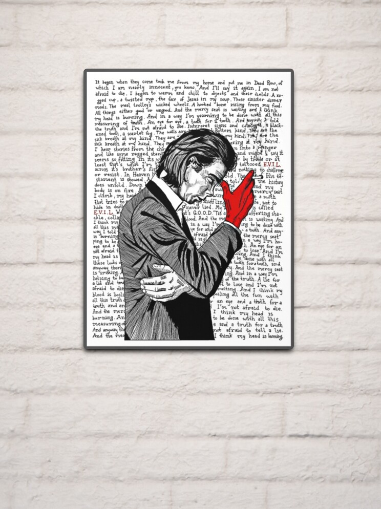 Nick Cave and the Bad Metal Print for Sale by rurymo